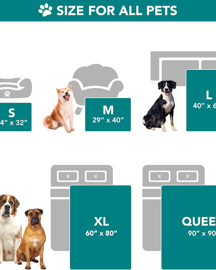 Dog Blanket for Small Medium Dogs and Cats, Soft Sherpa Fleece Pet Blanket Throw for Puppies Kittens, Reversible Plush Couch Cover Protector Sofa Bed Crate, Machine Washable, 60X40, Checker Red