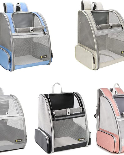 Innovative Traveler Bubble Backpack Pet Carriers for Cats and Dogs (Black)