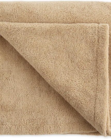 Pet Grooming Towel Collection Absorbent Microfiber X-Large, 41X23.5", Embroidered Taupe
