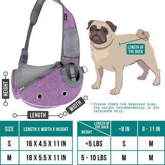 Animal Holder integrated Purse! Max 10Lbs, Purple