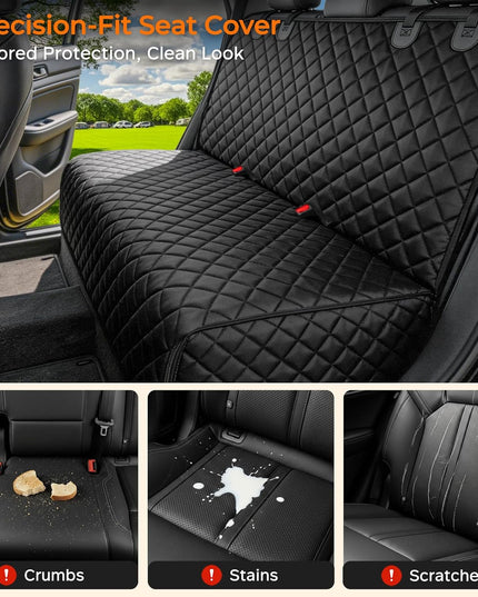 Dog Car Seat Cover for Back Seat, Waterproof Car Seat Protector for Child Carseat & Pets, Nonslip Car Seat Covers for Large Sedans & Large Suvs