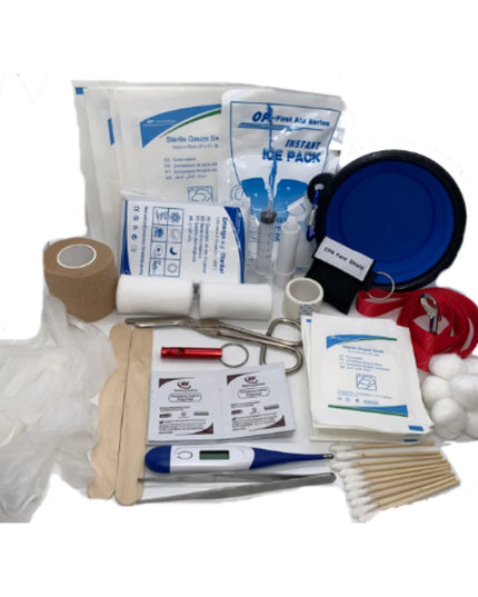 Emergency Pet First Aid Kit 60 Pc Veterinarian Approved