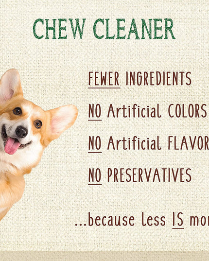 Nutri Dent Dog Dental Treats - Natural Dog Teeth Cleaning & Breath Freshener - Dental Treats for Dogs - Fresh Breath Flavor, Medium (40 Count)