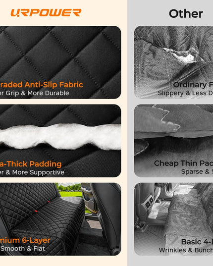 Dog Car Seat Cover for Back Seat, Waterproof Car Seat Protector for Child Carseat & Pets, Nonslip Car Seat Covers for Large Sedans & Large Suvs