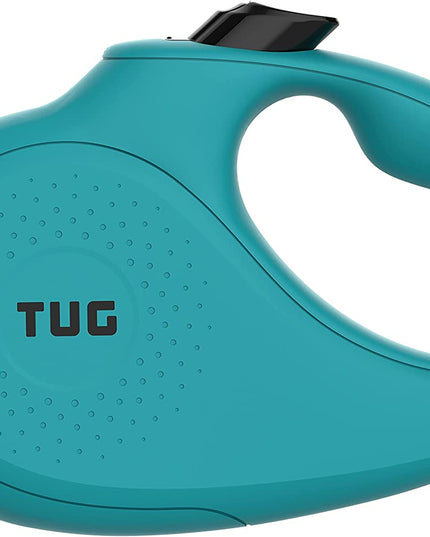 Monochrome 360° Tangle-Free Retractable Dog Leash | 16 Ft Strong Nylon Tape (Small, Aqua)